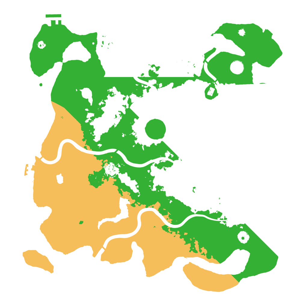 Biome Rust Map: Procedural Map, Size: 4000, Seed: 5873