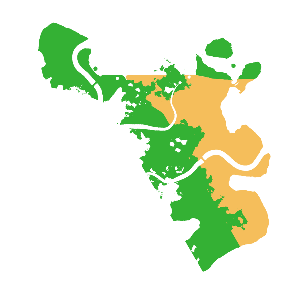 Biome Rust Map: Procedural Map, Size: 2750, Seed: 23451