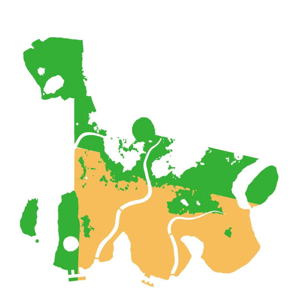 Biome Rust Map: Procedural Map, Size: 3502, Seed: 181260
