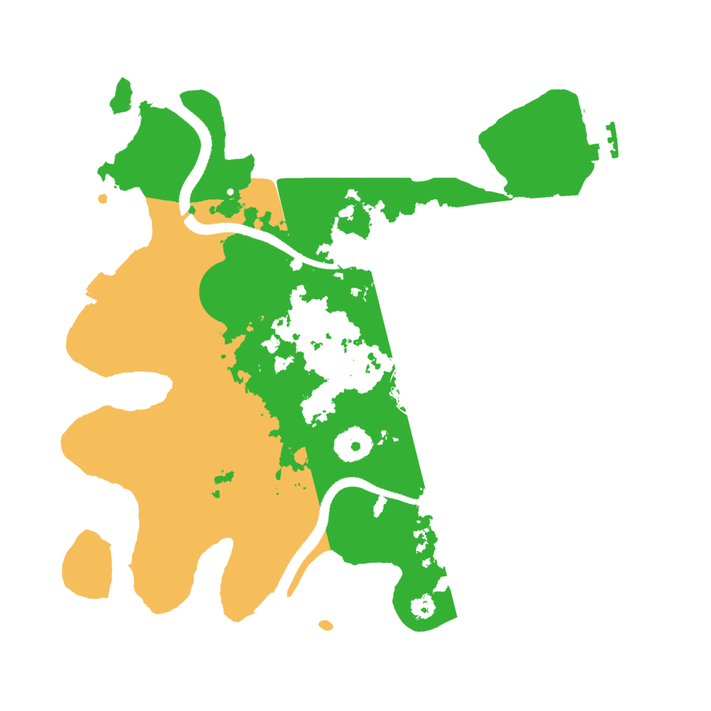 Biome Rust Map: Procedural Map, Size: 3000, Seed: 42442