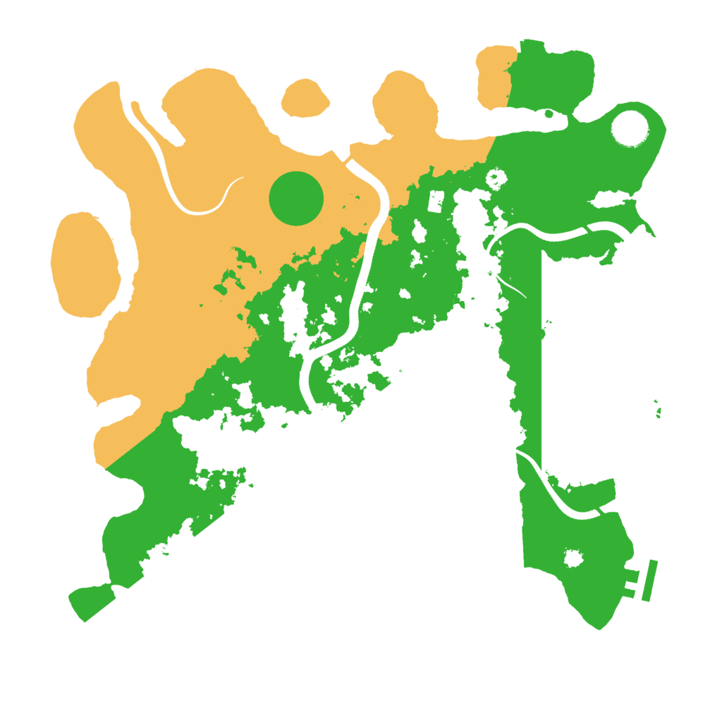 Biome Rust Map: Procedural Map, Size: 3500, Seed: 181773148