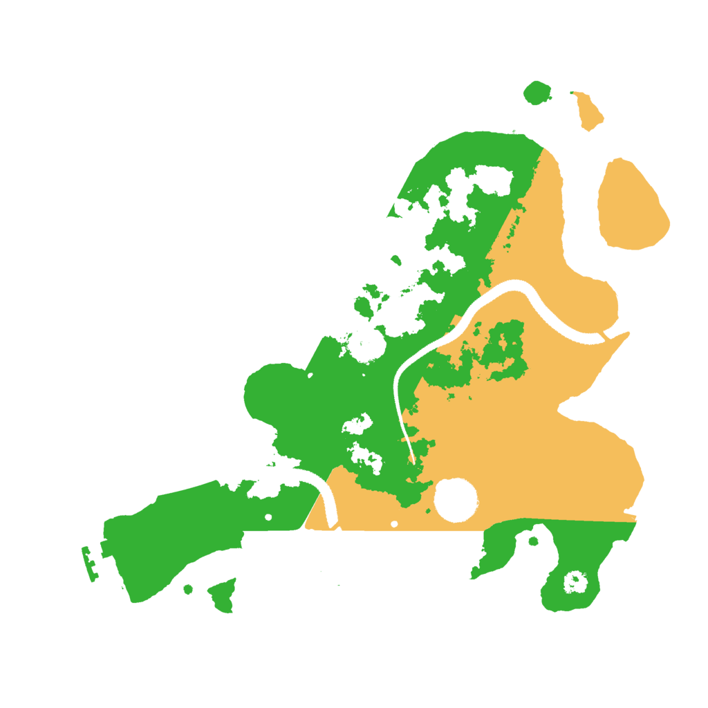 Biome Rust Map: Procedural Map, Size: 3000, Seed: 484098923