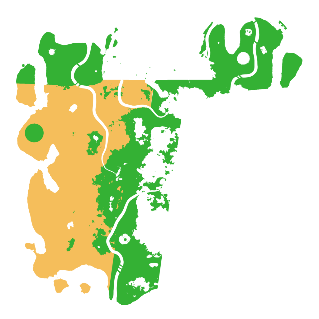 Biome Rust Map: Procedural Map, Size: 4500, Seed: 654517
