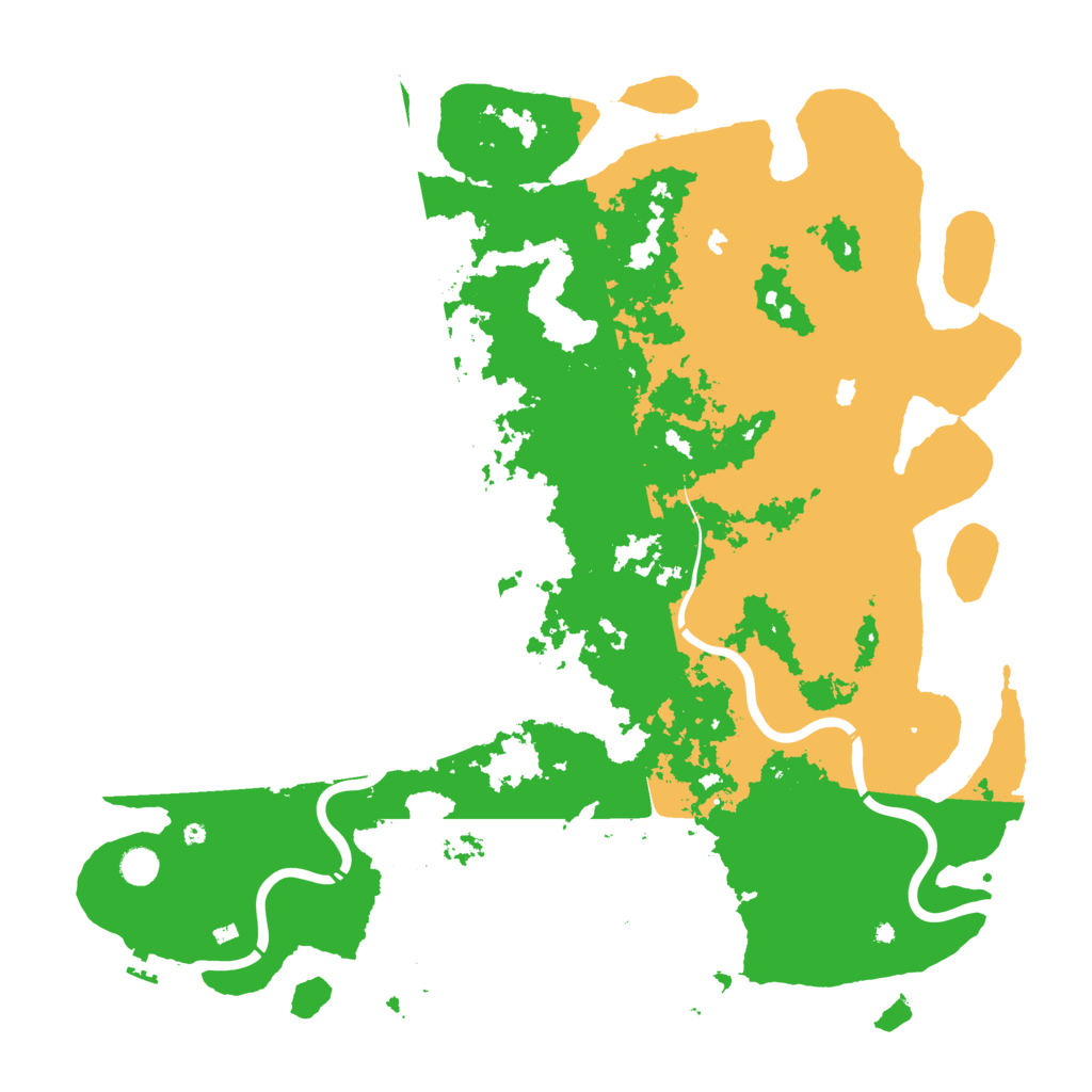 Biome Rust Map: Procedural Map, Size: 5000, Seed: 2047