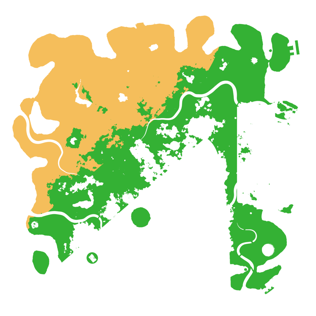 Biome Rust Map: Procedural Map, Size: 4500, Seed: 744951897