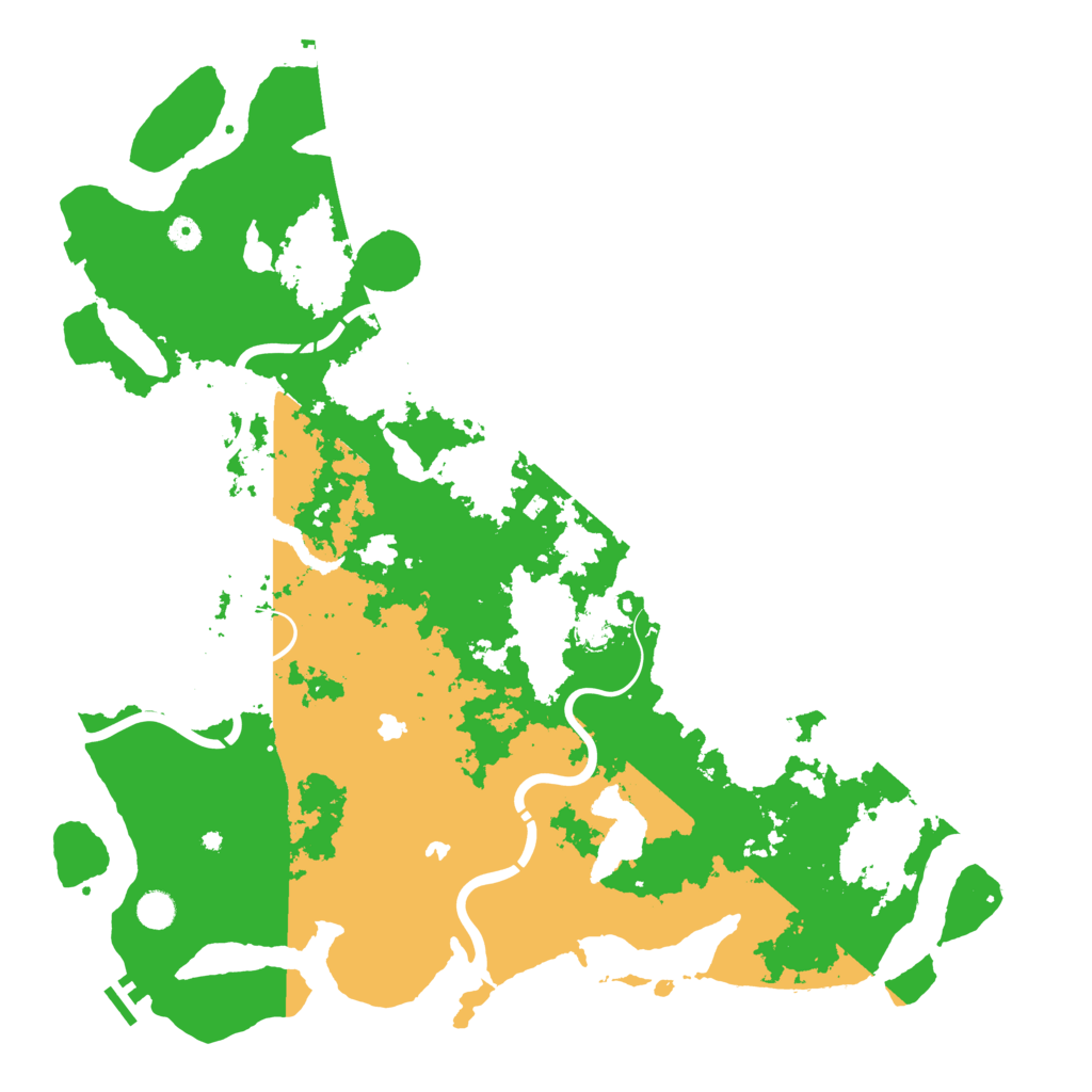 Biome Rust Map: Procedural Map, Size: 5000, Seed: 1041004
