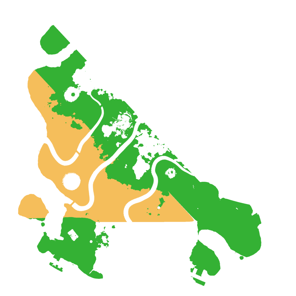 Biome Rust Map: Procedural Map, Size: 3000, Seed: 681231482