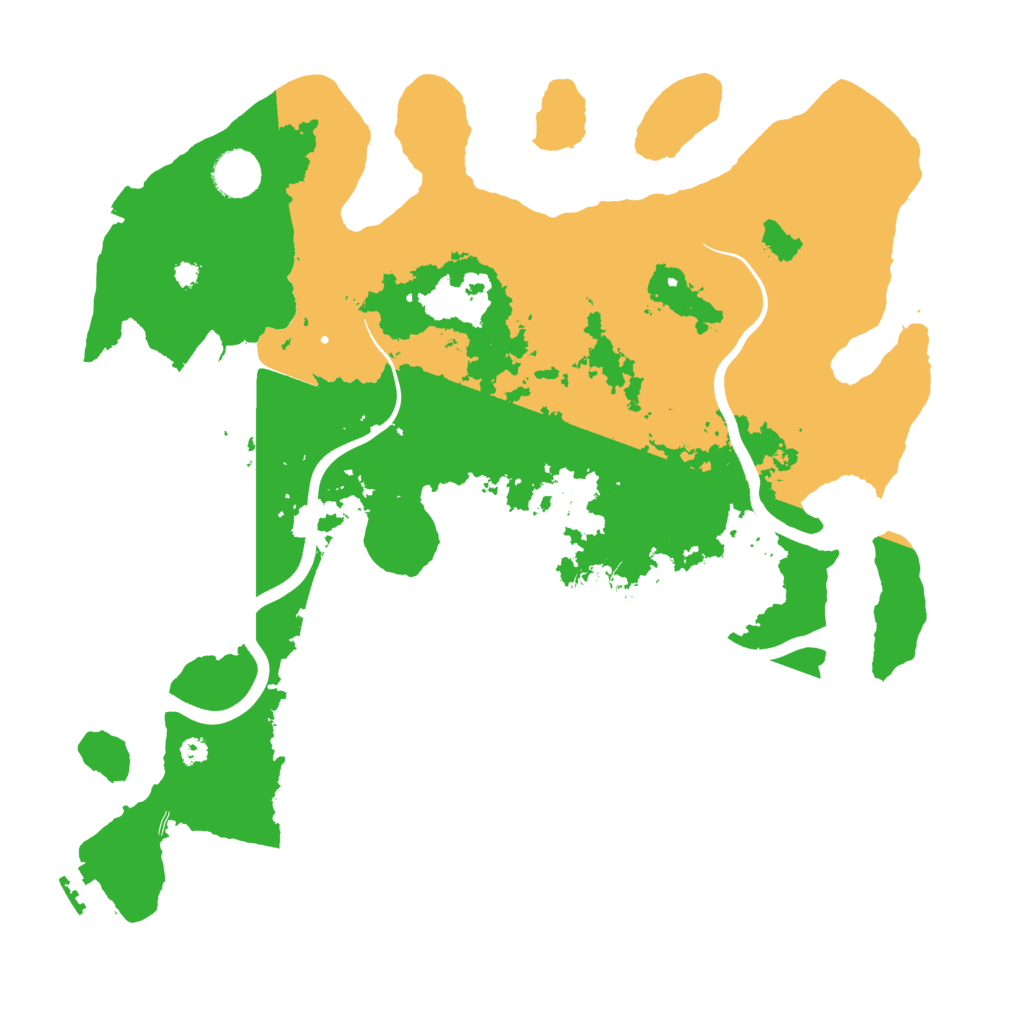 Biome Rust Map: Procedural Map, Size: 3750, Seed: 1153936701