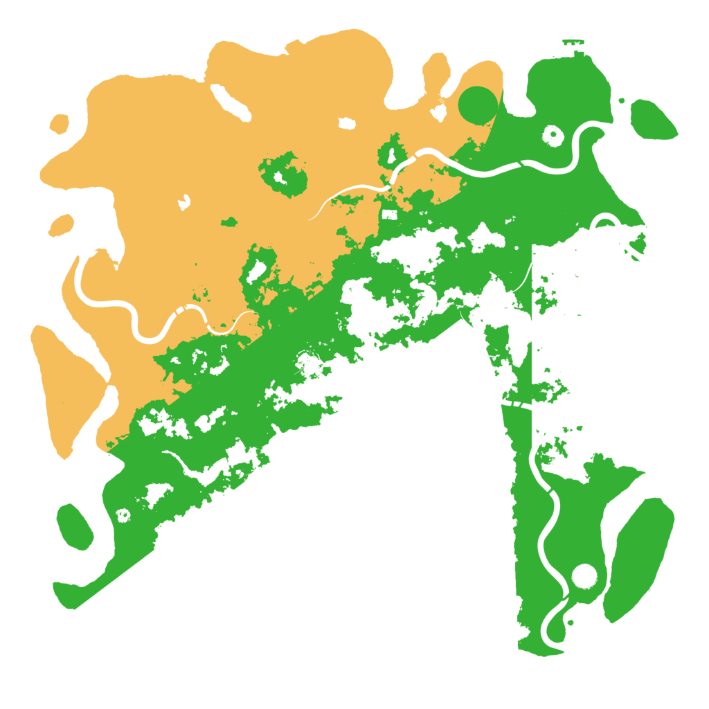 Biome Rust Map: Procedural Map, Size: 5000, Seed: 4861924