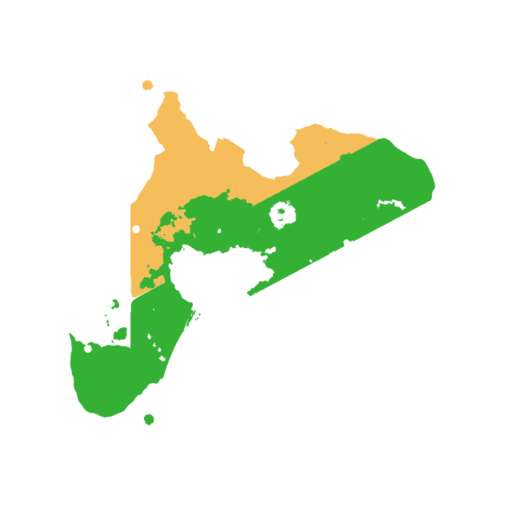 Biome Rust Map: Procedural Map, Size: 2027, Seed: 481981