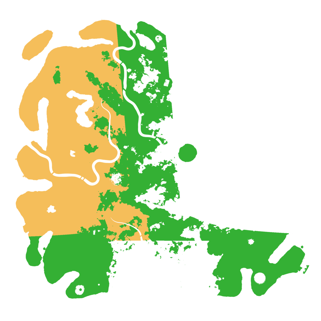 Biome Rust Map: Procedural Map, Size: 5000, Seed: 848789511