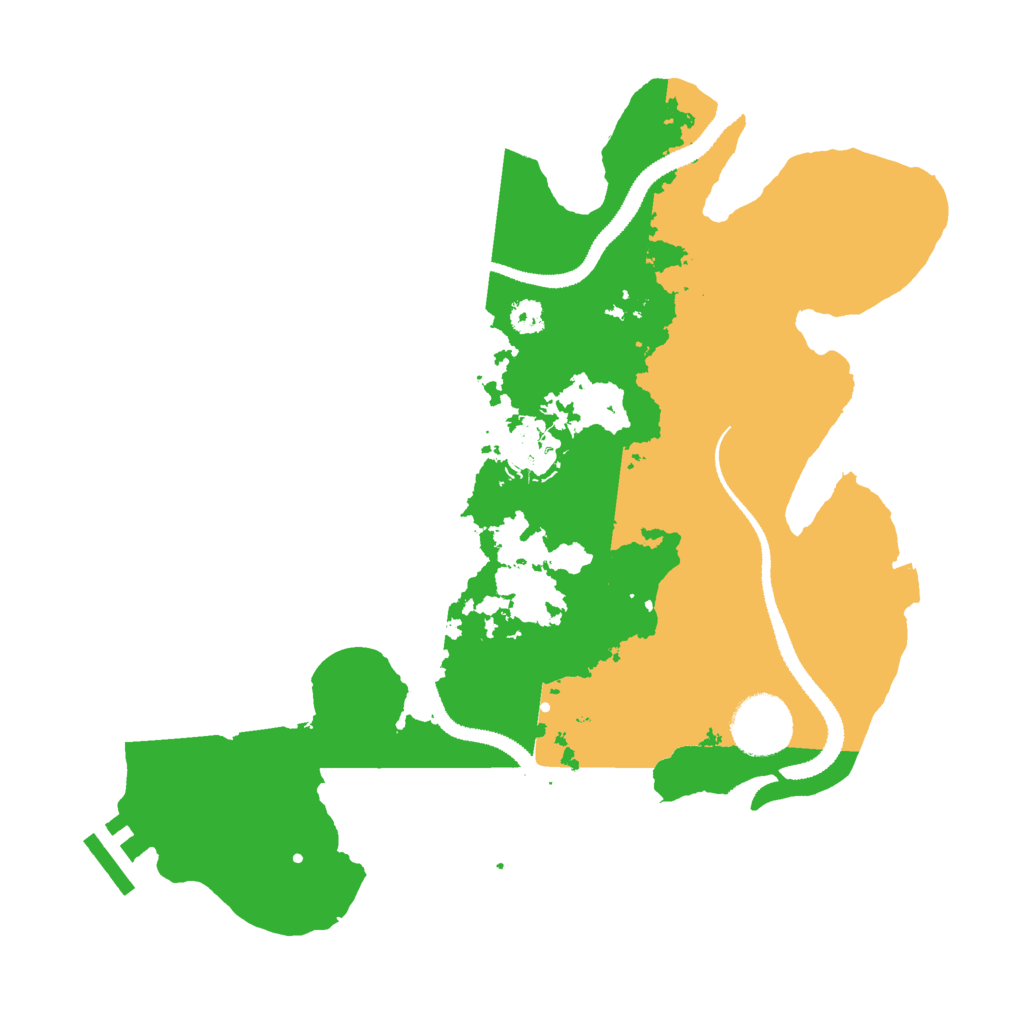 Biome Rust Map: Procedural Map, Size: 3000, Seed: 5376