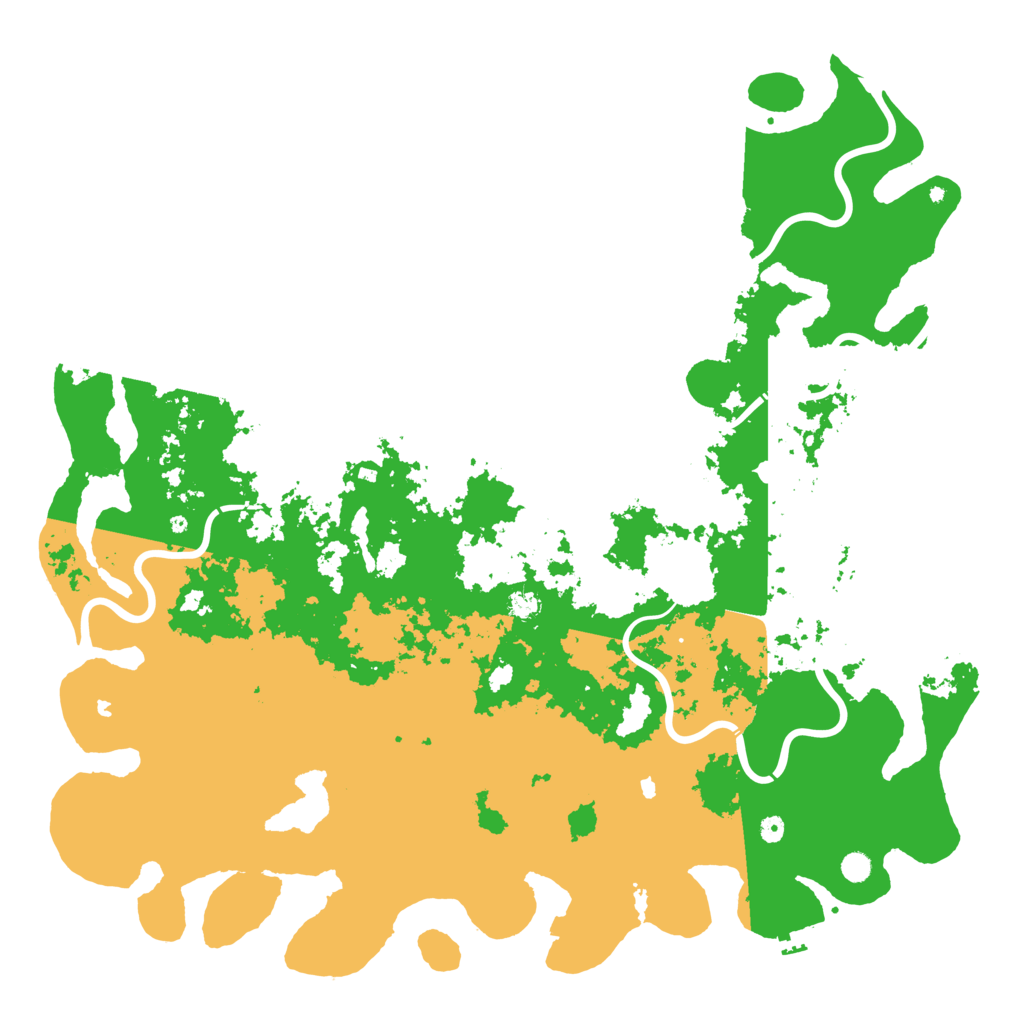 Biome Rust Map: Procedural Map, Size: 6000, Seed: 1488269607