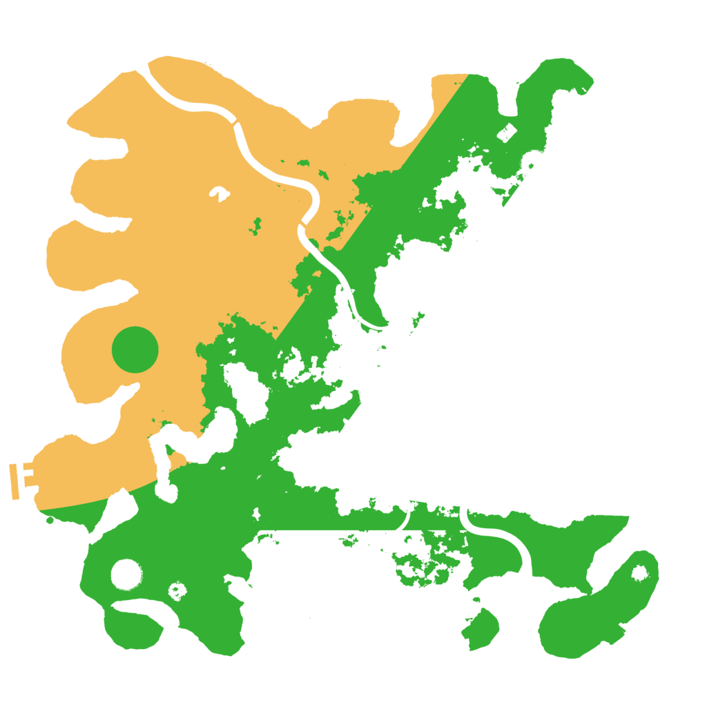 Biome Rust Map: Procedural Map, Size: 4000, Seed: 2000367049