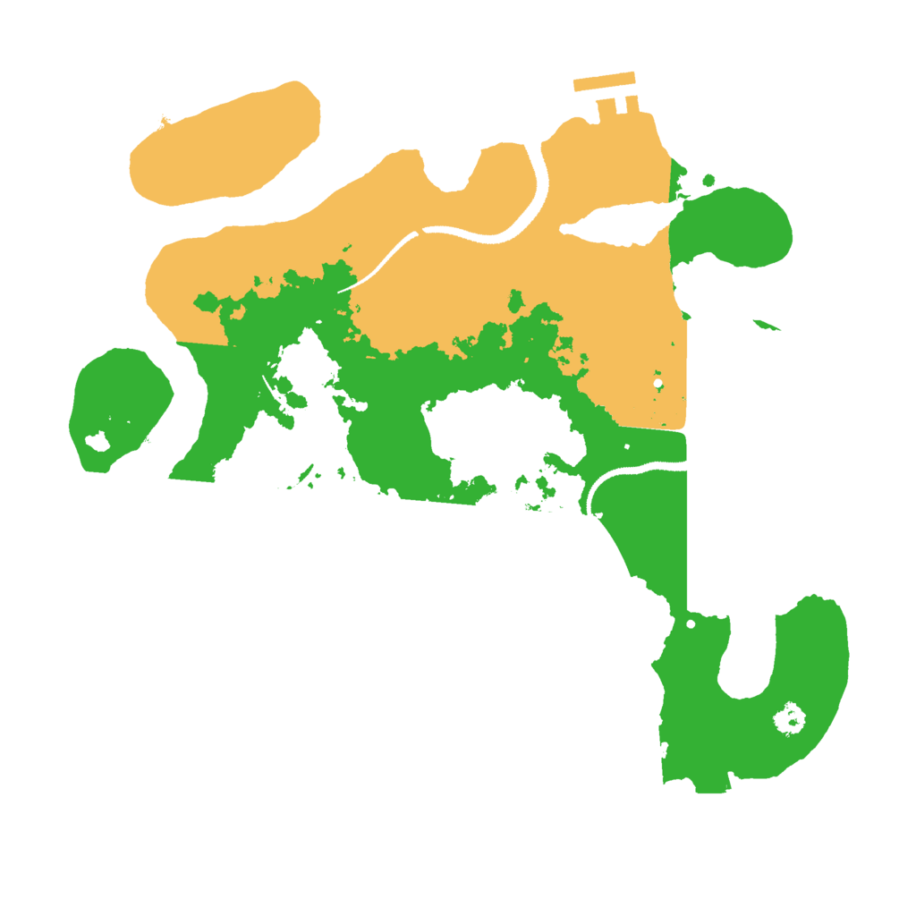 Biome Rust Map: Procedural Map, Size: 3000, Seed: 115255359