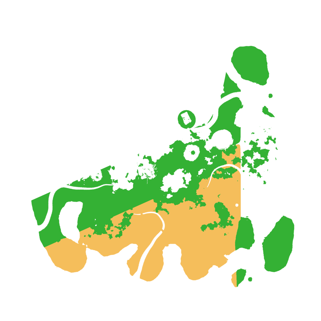 Biome Rust Map: Procedural Map, Size: 3000, Seed: 15785