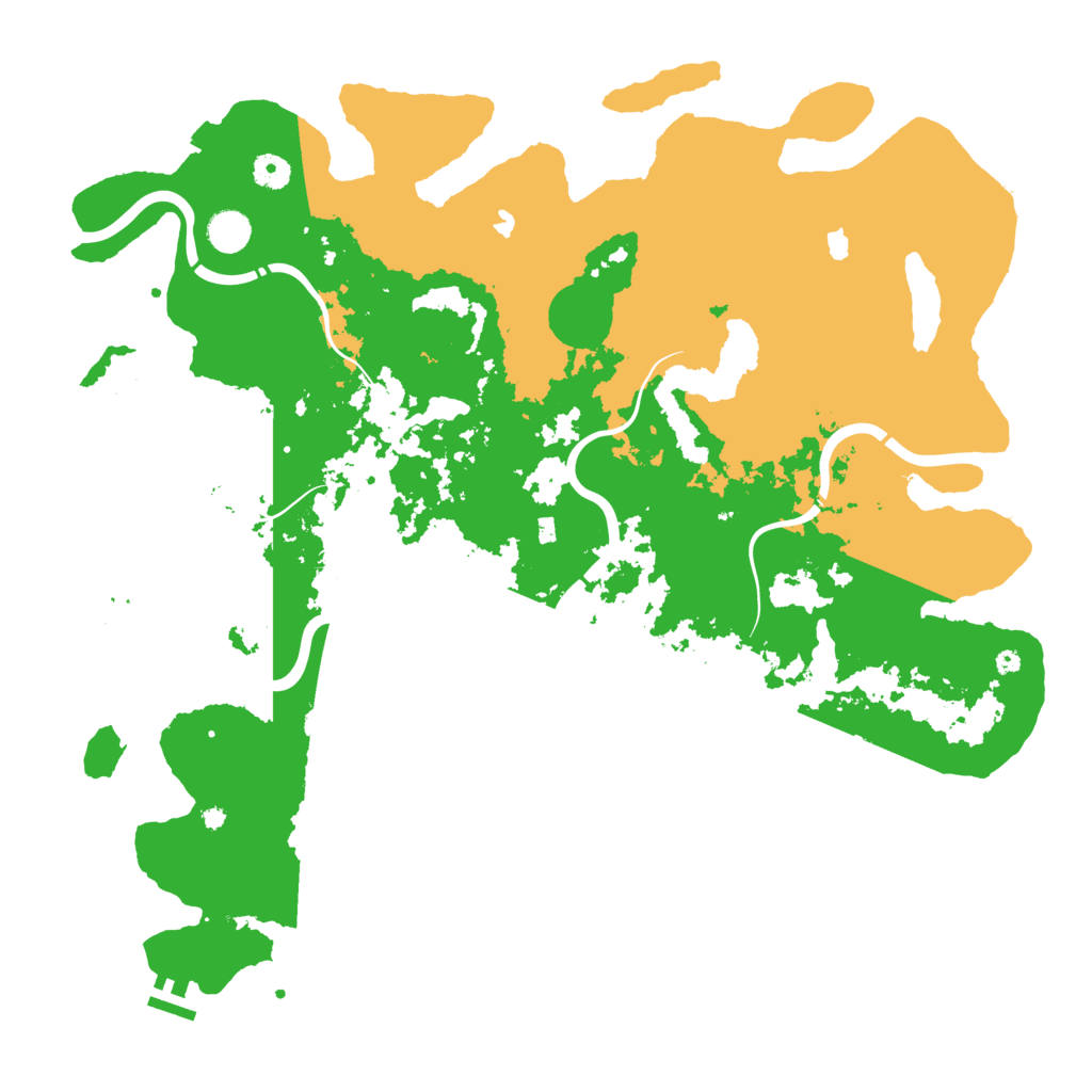 Biome Rust Map: Procedural Map, Size: 4500, Seed: 495463094