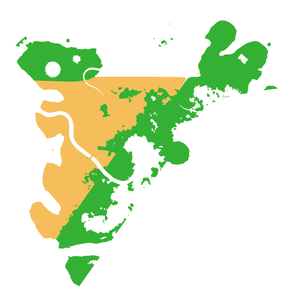 Biome Rust Map: Procedural Map, Size: 3500, Seed: 1637650376