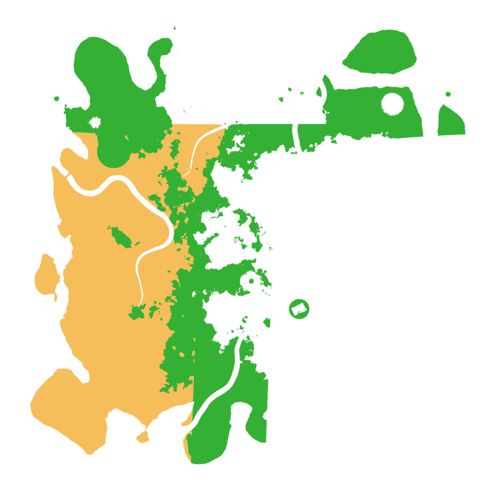 Biome Rust Map: Procedural Map, Size: 3950, Seed: 84268