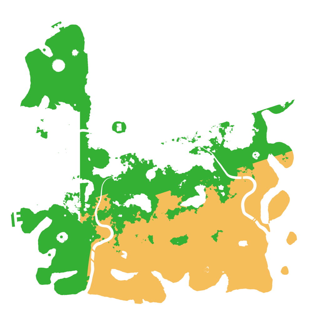 Biome Rust Map: Procedural Map, Size: 4500, Seed: 231554974