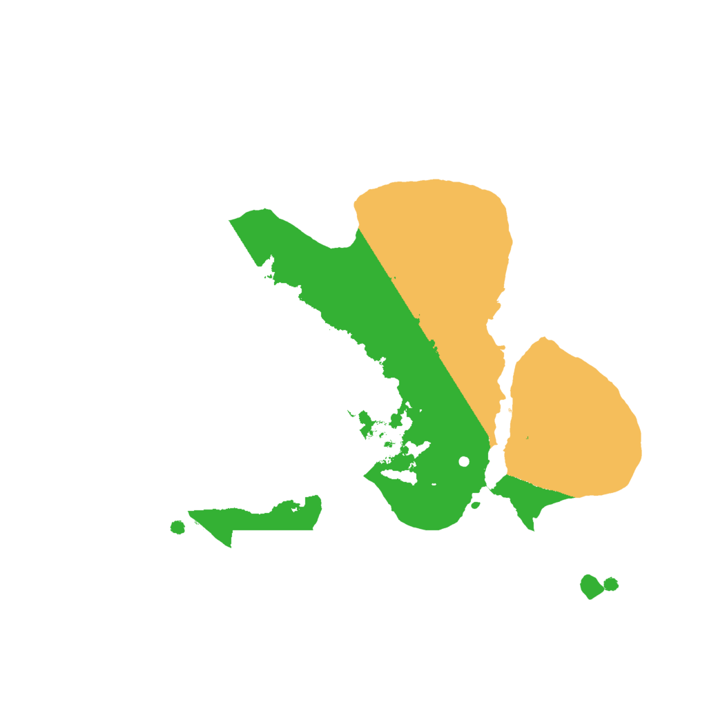 Biome Rust Map: Procedural Map, Size: 2000, Seed: 87628