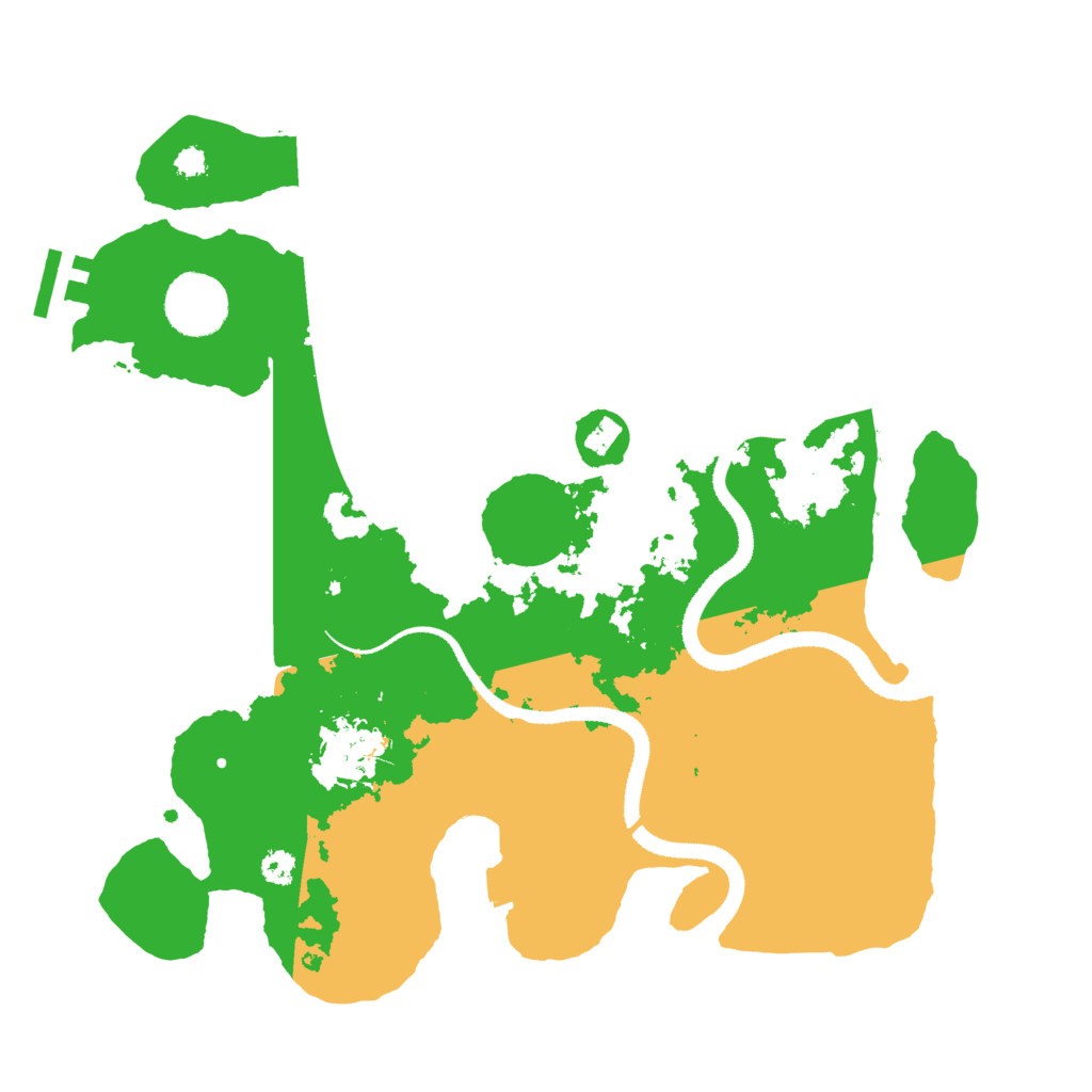 Biome Rust Map: Procedural Map, Size: 3215, Seed: 1