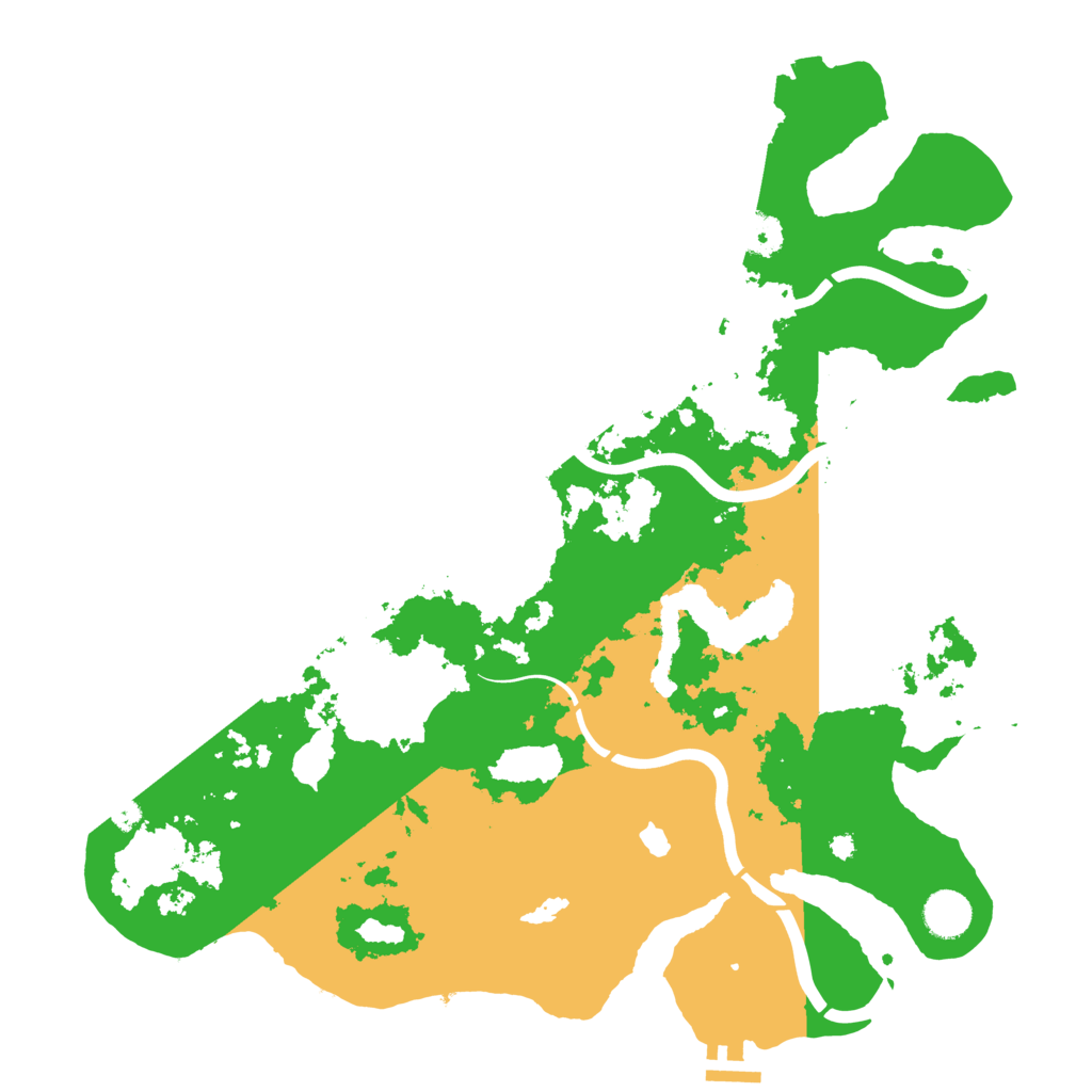 Biome Rust Map: Procedural Map, Size: 4000, Seed: 14460