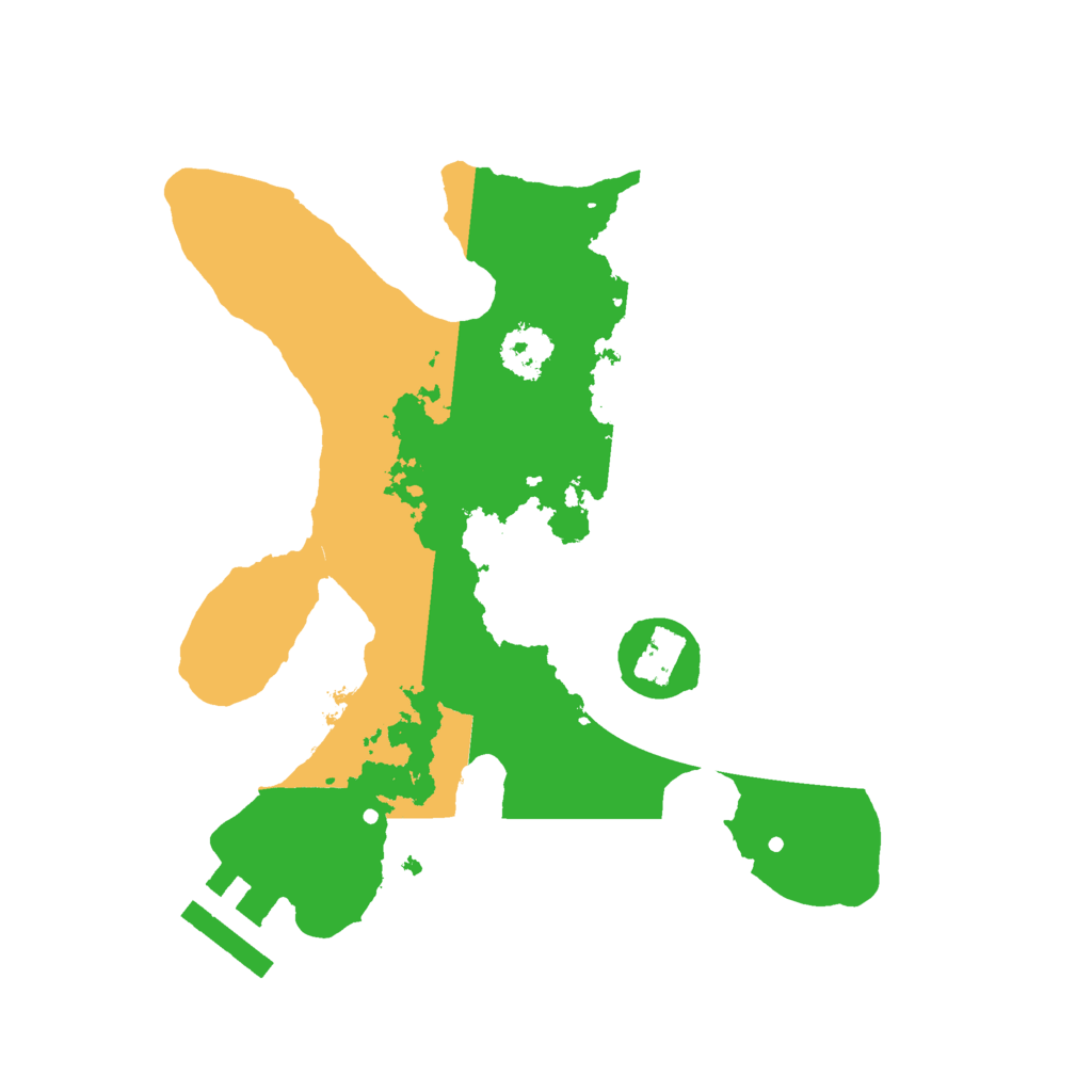 Biome Rust Map: Procedural Map, Size: 2150, Seed: 81438601