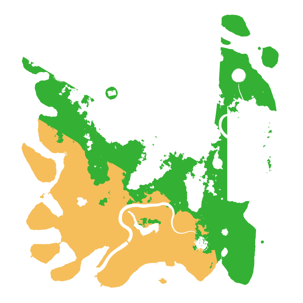 Biome Rust Map: Procedural Map, Size: 4000, Seed: 11245
