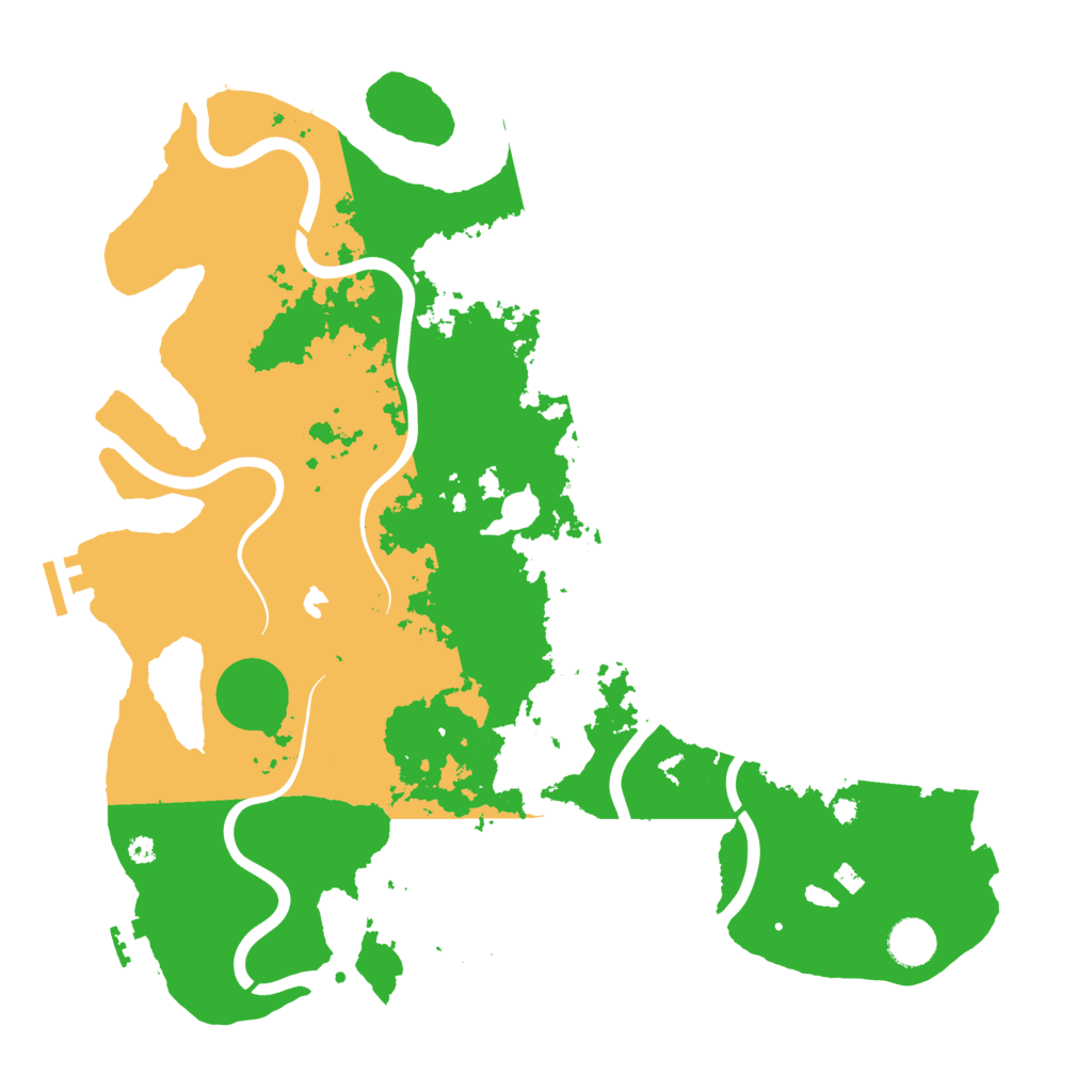 Biome Rust Map: Procedural Map, Size: 4000, Seed: 22114