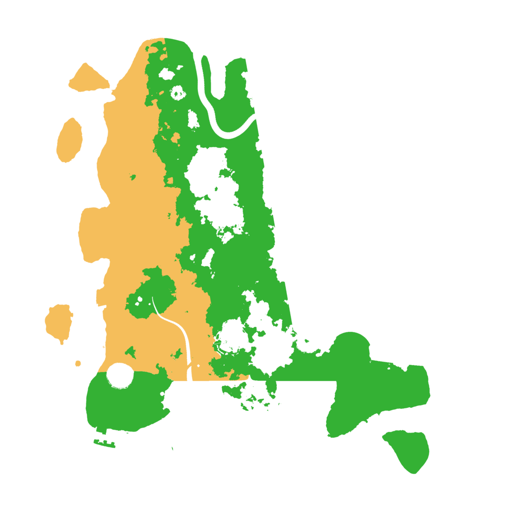 Biome Rust Map: Procedural Map, Size: 3500, Seed: 1060253814