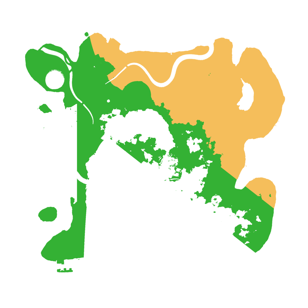 Biome Rust Map: Procedural Map, Size: 3000, Seed: 346898526