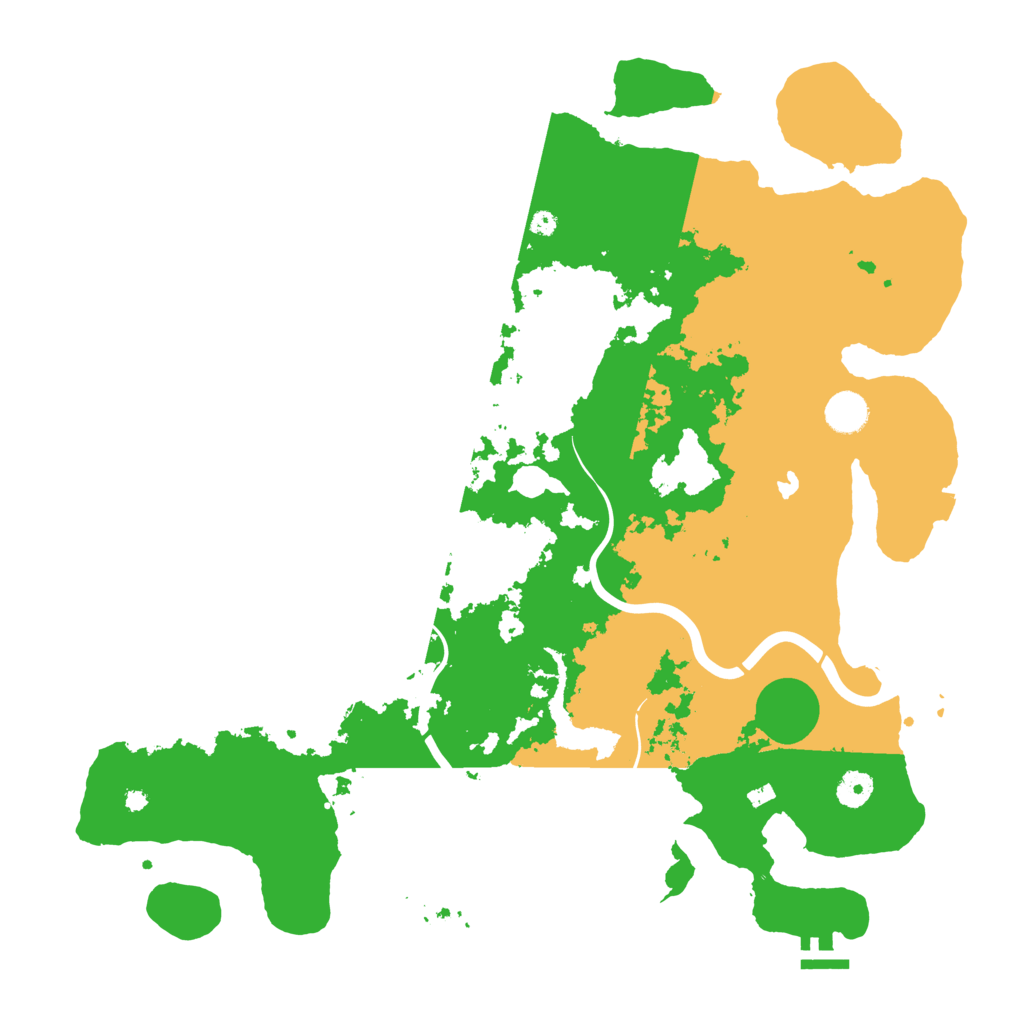 Biome Rust Map: Procedural Map, Size: 4250, Seed: 1242274294
