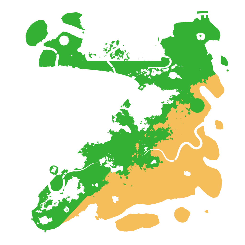 Biome Rust Map: Procedural Map, Size: 4500, Seed: 823742069