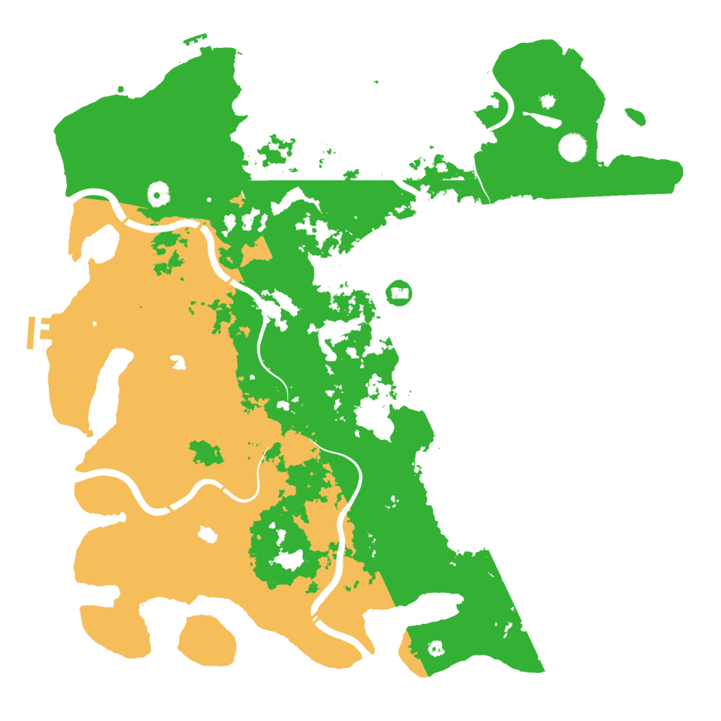 Biome Rust Map: Procedural Map, Size: 4500, Seed: 1577266966