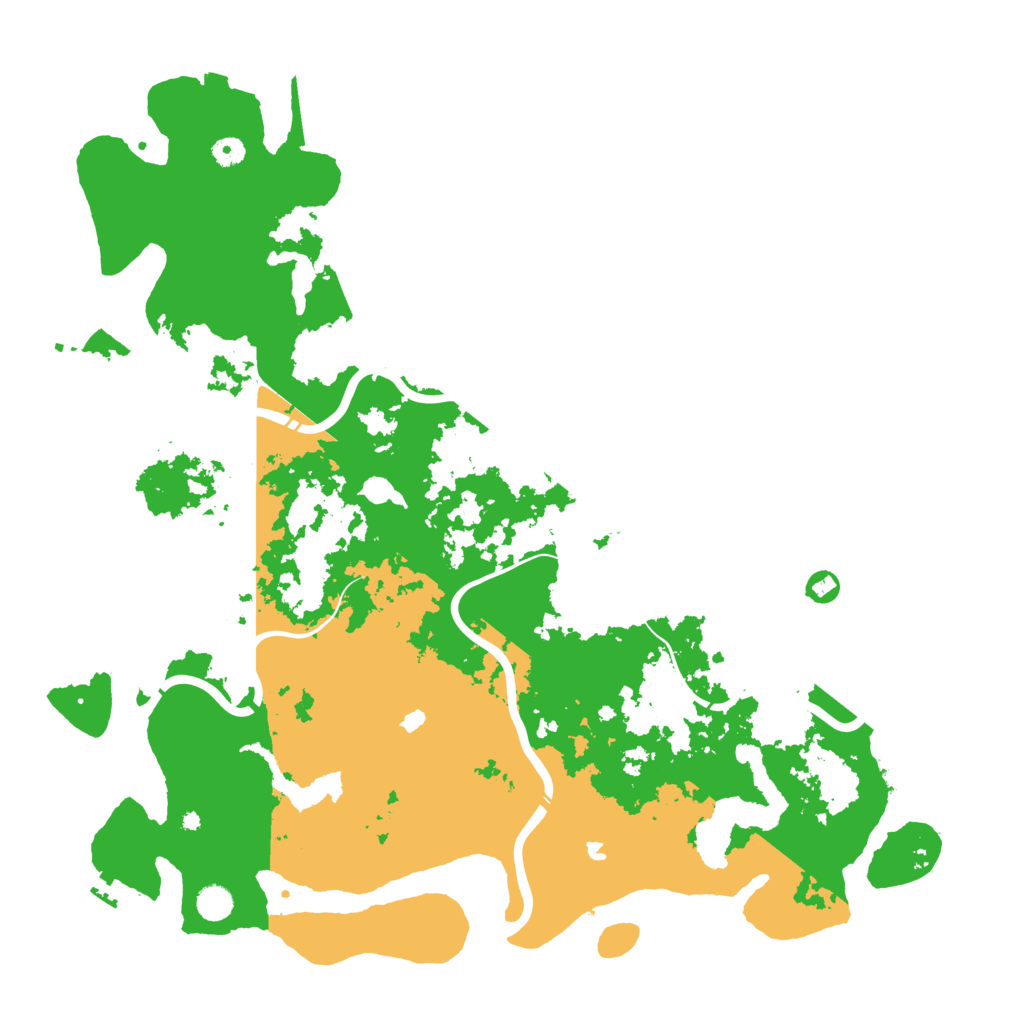 Biome Rust Map: Procedural Map, Size: 5000, Seed: 43273