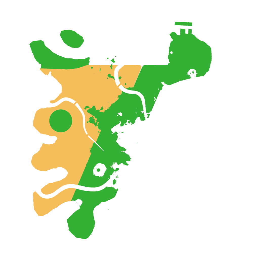 Biome Rust Map: Procedural Map, Size: 3000, Seed: 123133