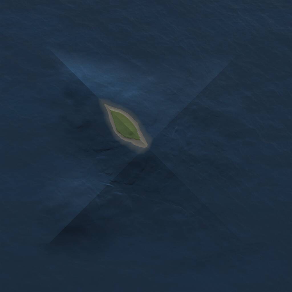 Rust Map: Procedural Map, Size: 1000, Seed: 288482682, 1 Monuments