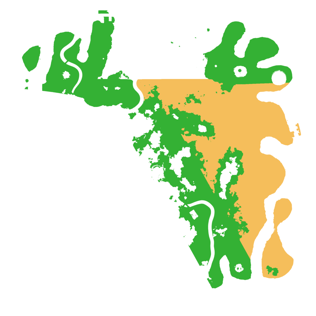 Biome Rust Map: Procedural Map, Size: 3850, Seed: 892721023