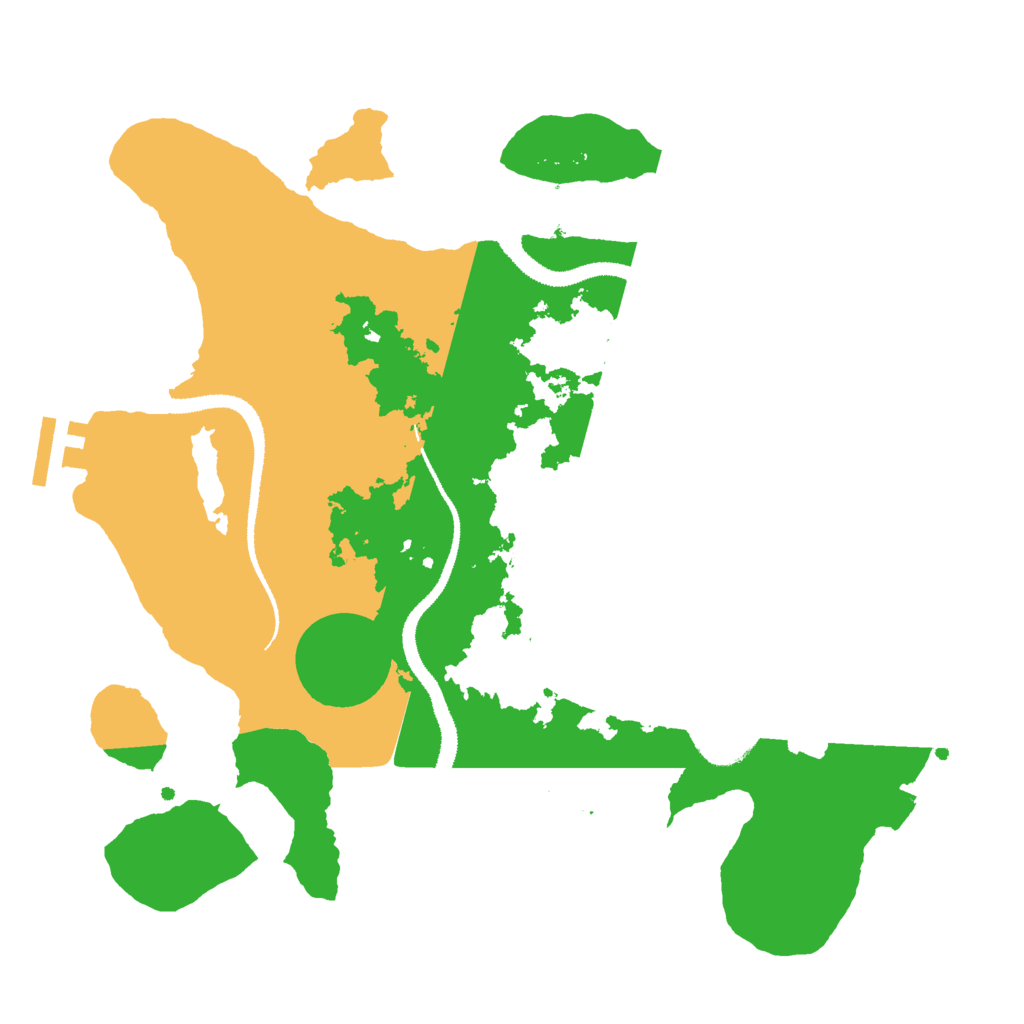Biome Rust Map: Procedural Map, Size: 3000, Seed: 1570406819