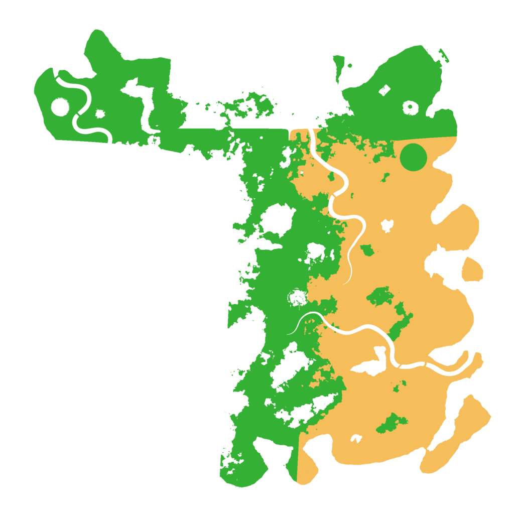 Biome Rust Map: Procedural Map, Size: 5000, Seed: 13501