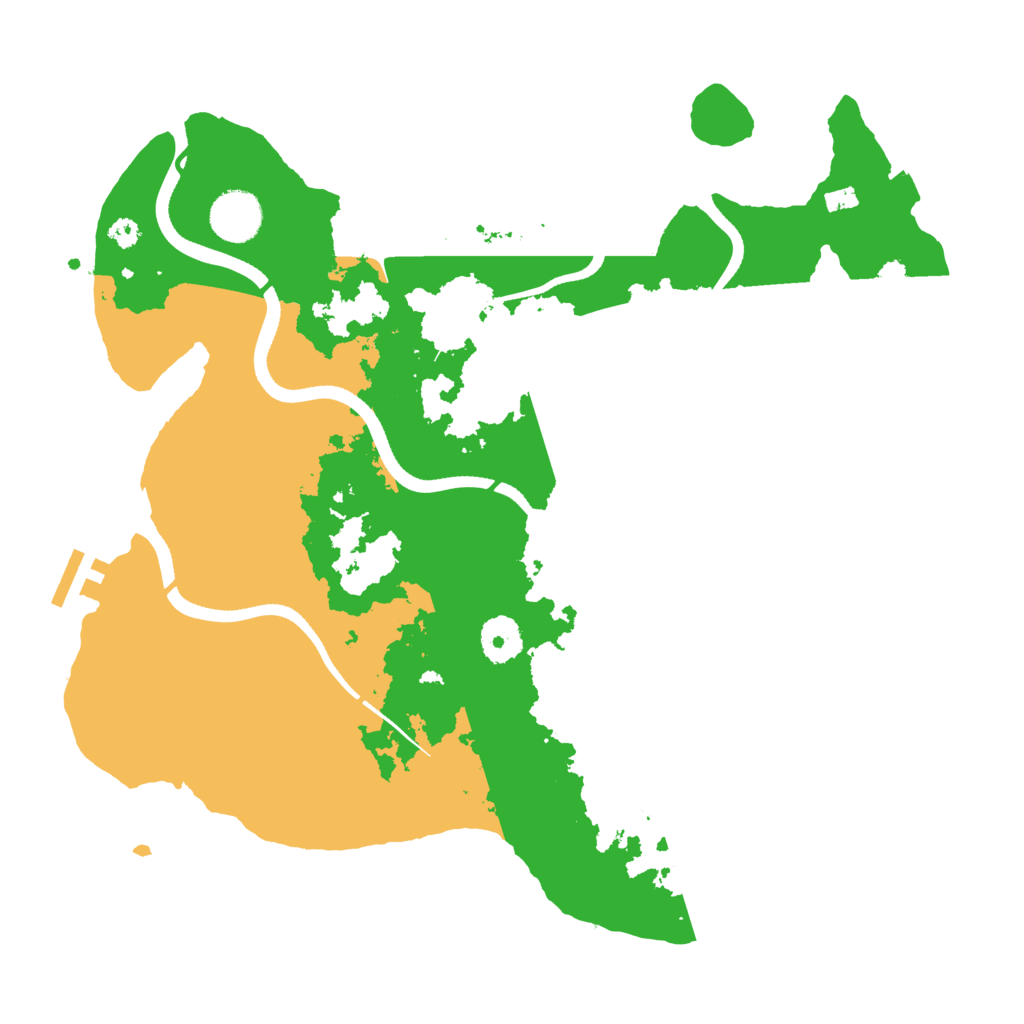 Biome Rust Map: Procedural Map, Size: 3500, Seed: 175332954