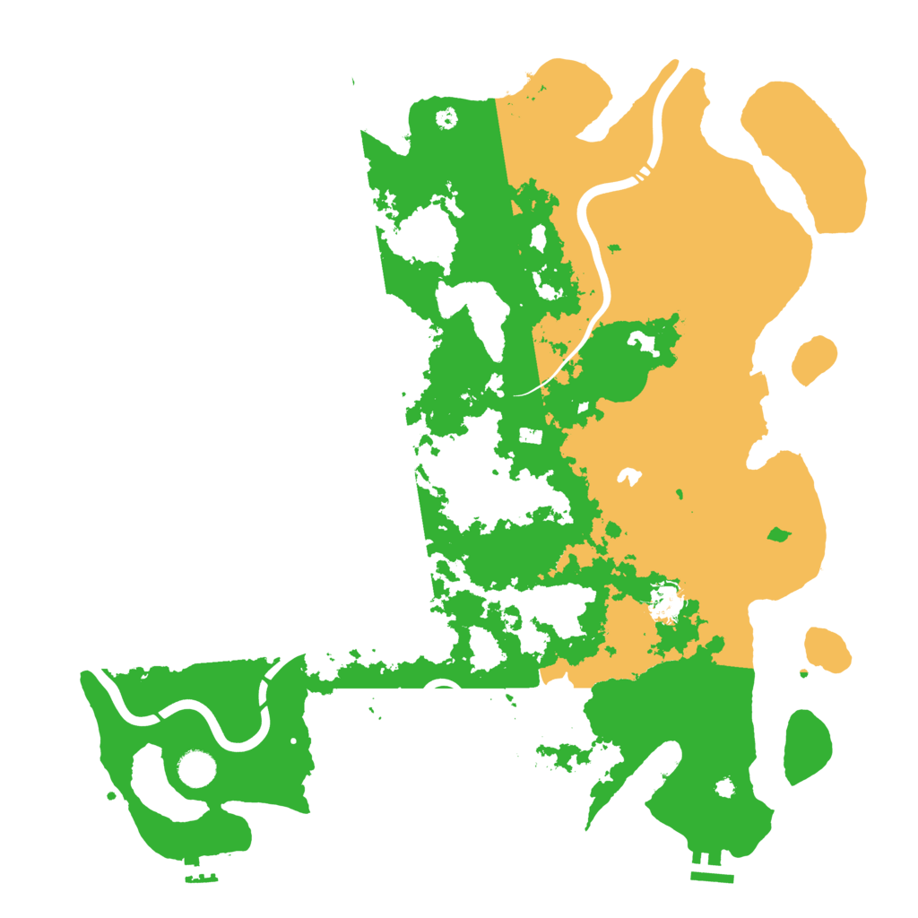 Biome Rust Map: Procedural Map, Size: 4300, Seed: 855394152