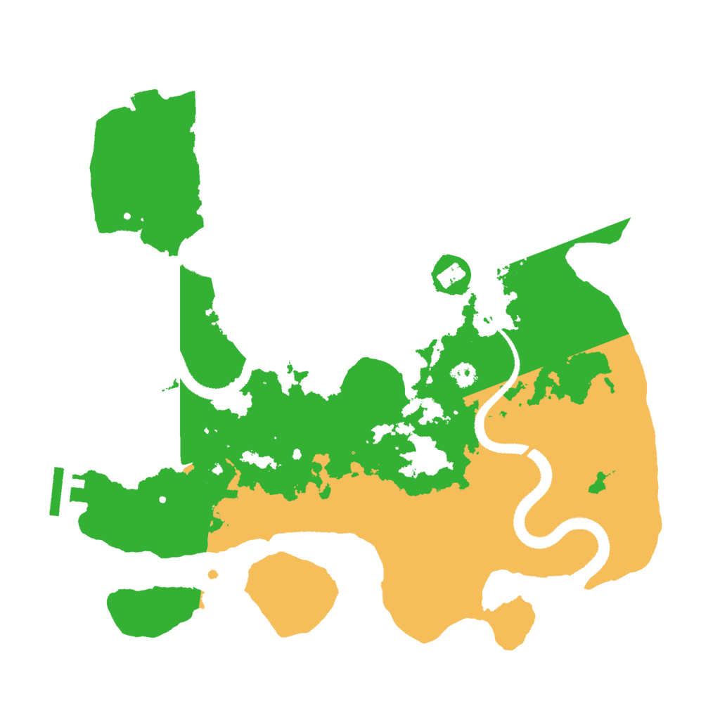Biome Rust Map: Procedural Map, Size: 3000, Seed: 964767463