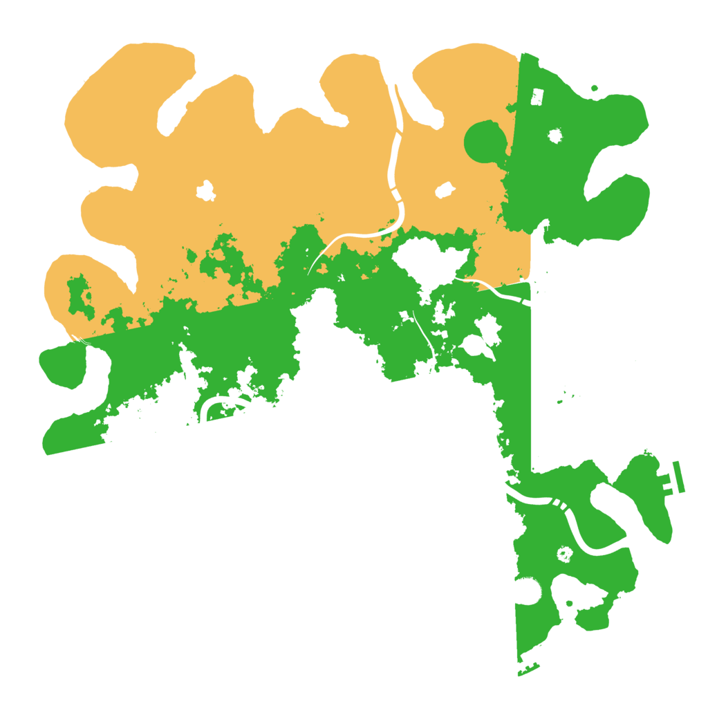 Biome Rust Map: Procedural Map, Size: 4500, Seed: 140339356