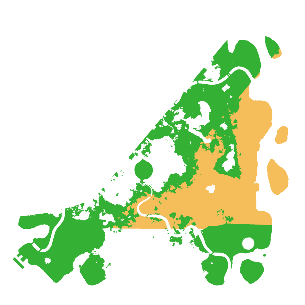 Biome Rust Map: Procedural Map, Size: 4400, Seed: 59018604