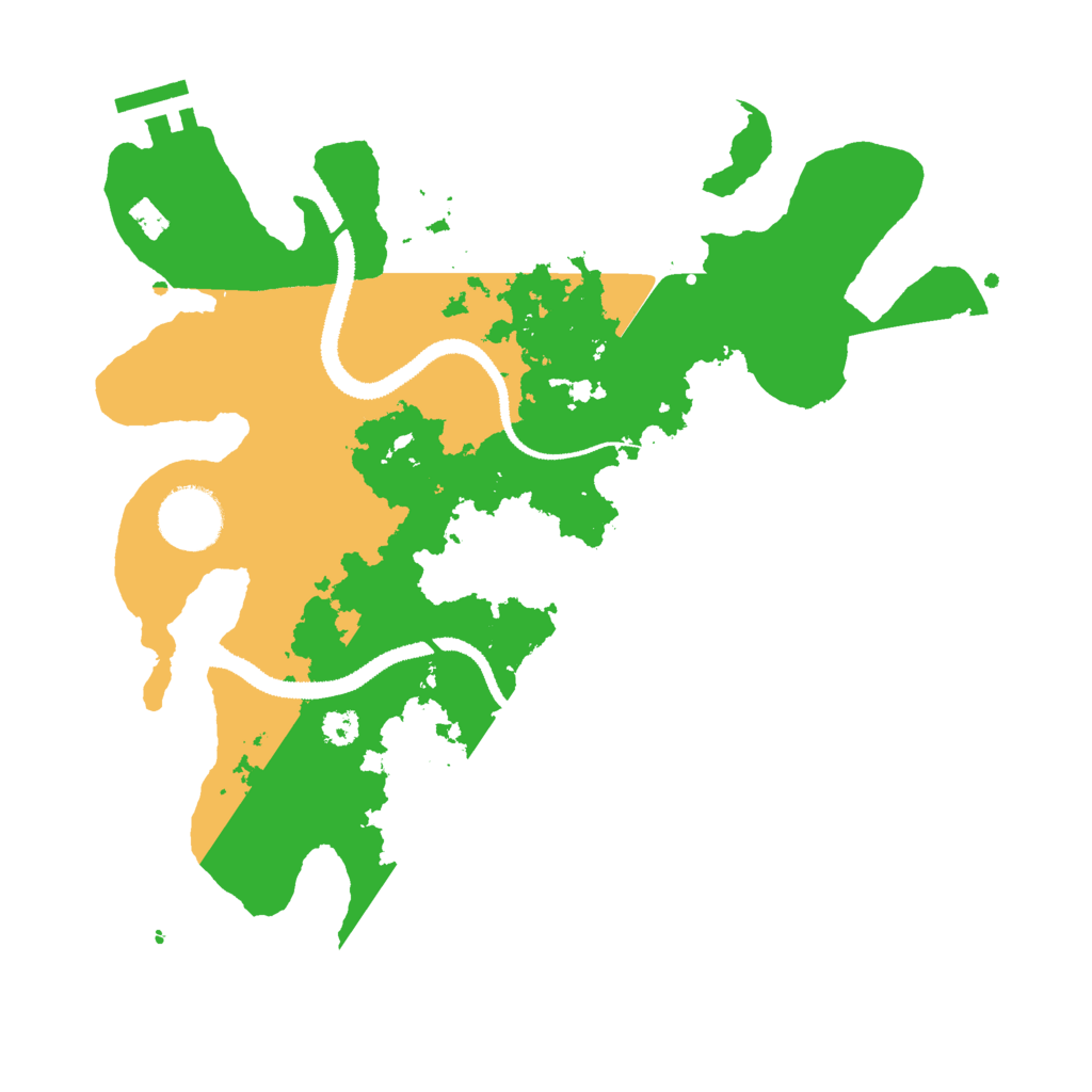 Biome Rust Map: Procedural Map, Size: 3000, Seed: 2101726370