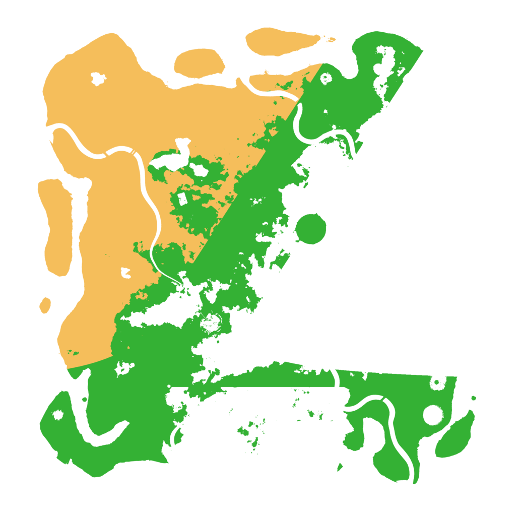 Biome Rust Map: Procedural Map, Size: 4550, Seed: 6743785
