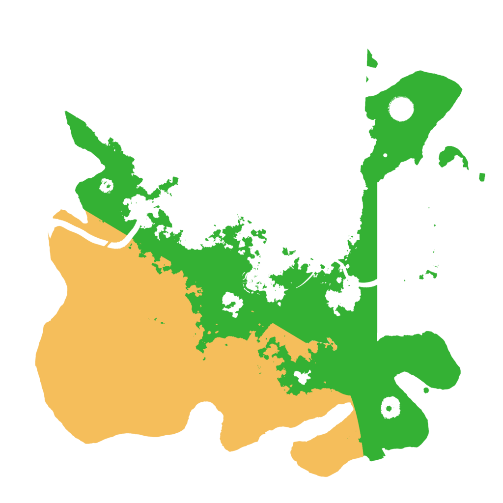 Biome Rust Map: Procedural Map, Size: 3600, Seed: 1299000024