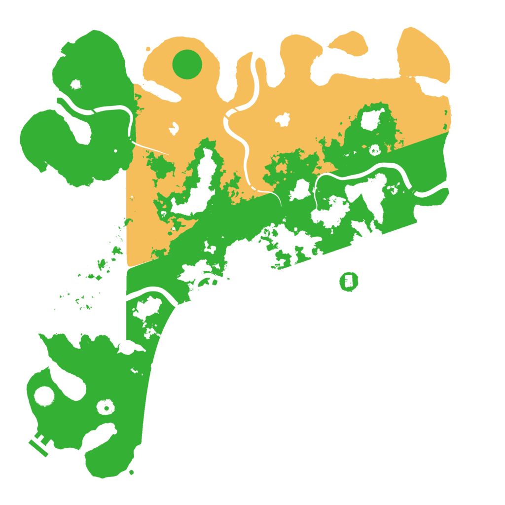 Biome Rust Map: Procedural Map, Size: 4500, Seed: 20046868